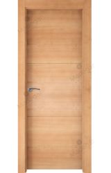 Puerta interior actual madera Nature, maciza ld3 Lin R2, haya H. Madegar