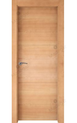Puerta interior actual madera Nature, maciza ld3 Lin R2, haya H. Madegar