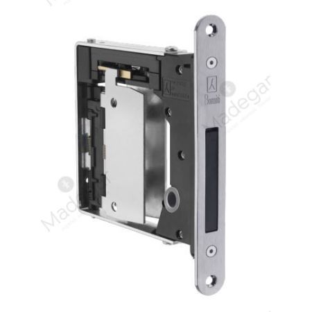 Picaporte para Puertas de Interior Mod. Magnético Invisible No-Ha Mini en Cromo Mate. Bonaiti