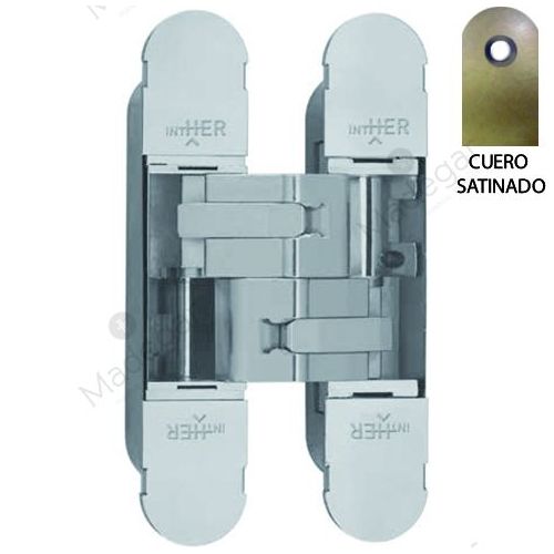 Bisagra Oculta ALFA31 120 Kg 160mm 32mm. INTHER Uso comercial.