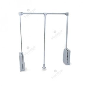 Perchero Elevable Folding Lift 45-60 en Gris. SYSKOR