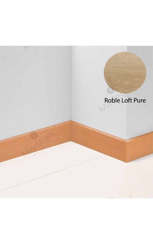 Rodapié, 1744698 en Roble Loft Pure, Laminado 2200x70x16.5 Tira. Parador