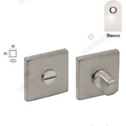 Muletilla Roseta Cuadrada en Inox, Roseta 52 mm.DIVALFER