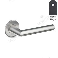 Juego Manilla Roseta Hebe en Inox 135mm 55mm. INTHER