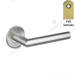 Juego Manilla Roseta Hebe en Inox 135mm 55mm. INTHER