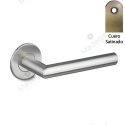 Juego Manilla Roseta Hebe en Inox 135mm 55mm. INTHER