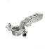 Bisagra Cazoleta Sensys Recta sin Muelle C/T Expan.52 en Plata. HETTICH