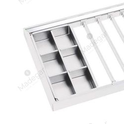 Organizador Aluminio para Pantalonero horizontal Extraíble. DIVALFER