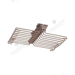 Pantalonero Doble Extraíble 10 Perchas Autocierre. DIVALFER