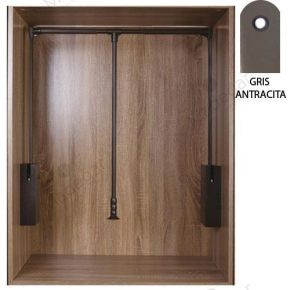 Perchero Armario Abatible Doble Freno. DIVALFER