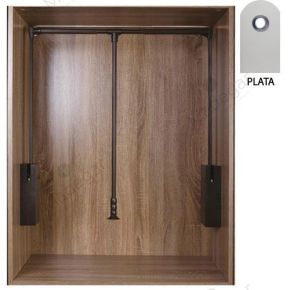 Perchero Armario Abatible Doble Freno. DIVALFER