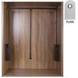 Perchero Armario Abatible Doble Freno. DIVALFER