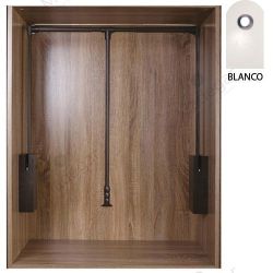 Perchero Armario Abatible Doble Freno. DIVALFER