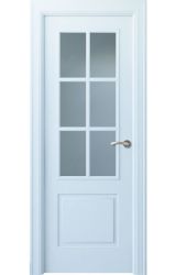 Puerta interior lacada Angle Breña 6V. Madegar