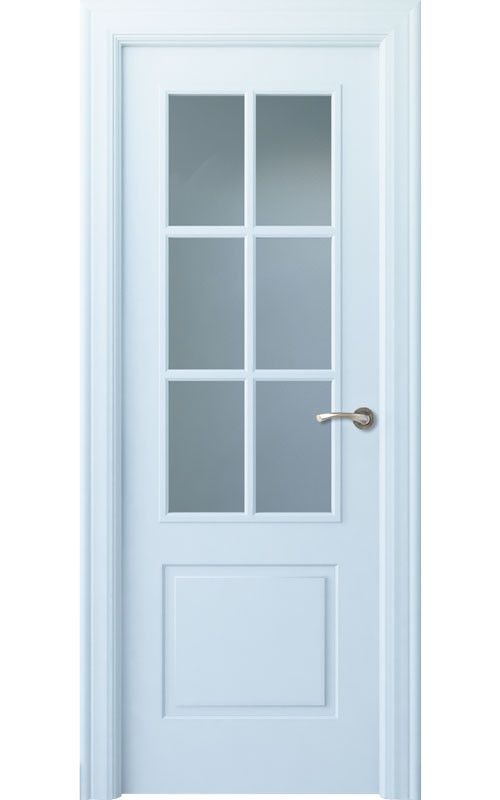 Puerta interior lacada Angle Breña 6V. Madegar