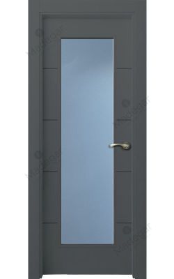 Puerta interior lacada Innova Lin R4 1VL, blanco. Madegar