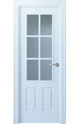 Puerta interior lacada Angle Rodeno 6V. Madegar