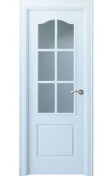 Puerta interior lacada Angle Saler 6V. Madegar