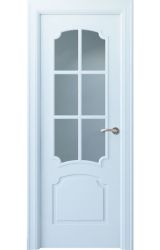 Puerta interior lacada Angle Faedo 6V. Madegar