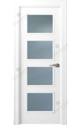 Puerta interior lacada Angle Eume 4V. Madegar
