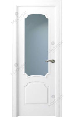 Puerta interior lacada Angle Faedo 1V. Madegar