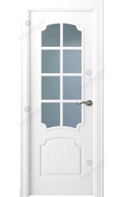 Puerta interior lacada Angle Faedo 8V. Madegar