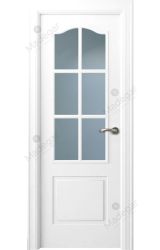 Puerta interior lacada Angle Saler 6V. Madegar