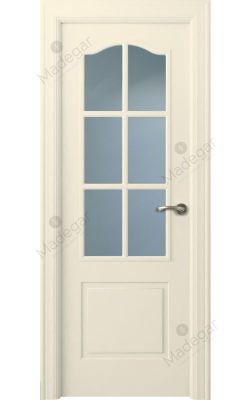 Puerta interior lacada Angle Saler 6V. Madegar
