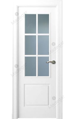 Puerta interior lacada Angle Bellver 6V. Madegar