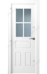 Puerta interior lacada Angle Genal 4V. Madegar