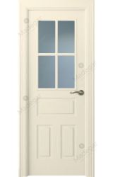 Puerta interior lacada Angle Genal 4V. Madegar