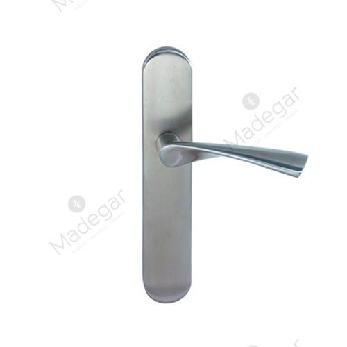 Juego Manilla con Placa Zeus/O T/Ocul en Inox 245mm 45mm. INTHER