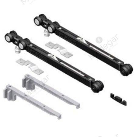 Kit Rodadura AIR M60 2 EASY SOFT en Plata 2000mm. SYSKOR