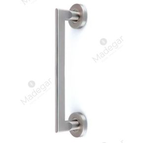 Manillón Rental ALNS en Níquel Satinado 250mm 58mm 50mm. INTHER