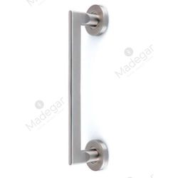 Manillón Rental ALNS en Níquel Satinado 250mm 58mm 50mm. INTHER