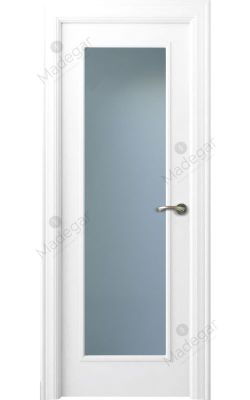 Puerta interior lacada Angle Eume 1VL. Madegar