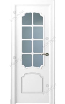 Puerta interior lacada Arc R-Faedo 8V. Madegar