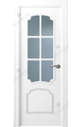 Puerta interior lacada Arc R-Faedo 6V. Madegar