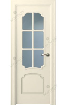 Puerta interior lacada Arc R-Faedo 6V. Madegar