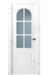 Puerta interior lacada Arc R-Tilos 6V. Madegar