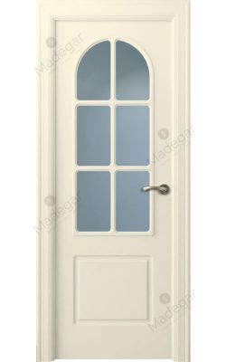 Puerta interior lacada Arc R-Tilos 6V. Madegar