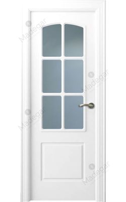 Puerta interior lacada Arc R-Lizana 6V. Madegar