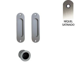 Kit Tiradores pta corredera OVAL. DIVALFER