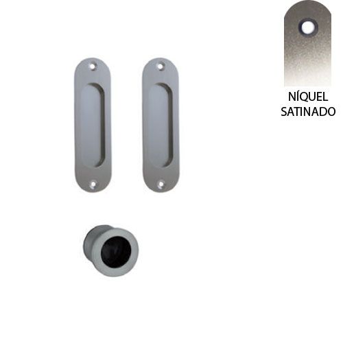 Kit Tiradores pta corredera OVAL. DIVALFER