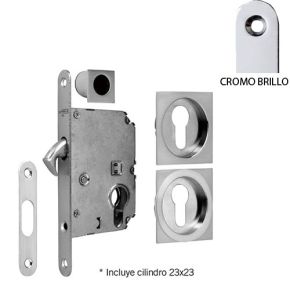 Kit cerradura C/Cilindro C/Boca NEROC-Yale. DIVALFER