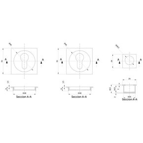Kit cerradura C/Cilindro C/Boca NEROC-Yale. DIVALFER
