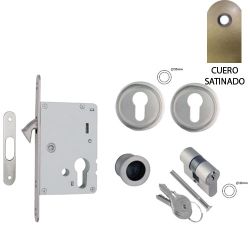 Kit cerradura C/Cilindro C/Boca NERO-Yale. DIVALFER