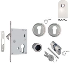 Kit cerradura C/Cilindro C/Boca NERO-Yale. DIVALFER