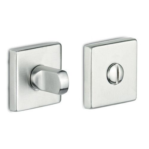 Muletilla Roseta Cuadrada Quiron en Inox Satinado. INTHER