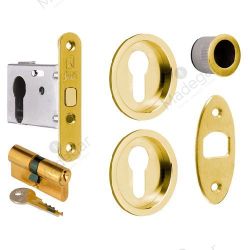 Kit cerradura C/Cilindro C/Boca 104-Yale. INTHER